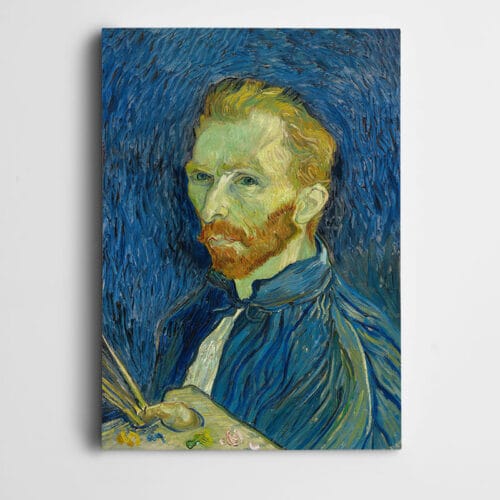 Vincent Van Gogh Self Portrait Blue Color