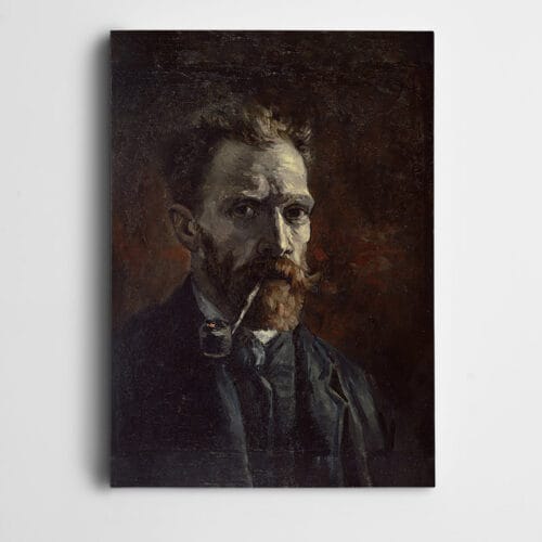 Vincent Van Gogh Self Portrait C With Pipe