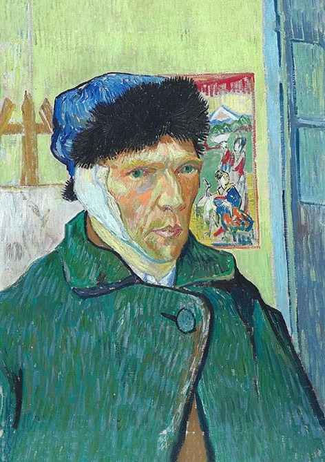 Vincent Van Gogh Self Portrat Bandaged Ear
