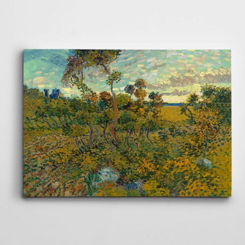 Vincent Van Gogh Sunset At Montmajour 1888