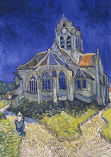 Vincent Van Gogh The Church İn Auvers Sur Oise View From The Chevet