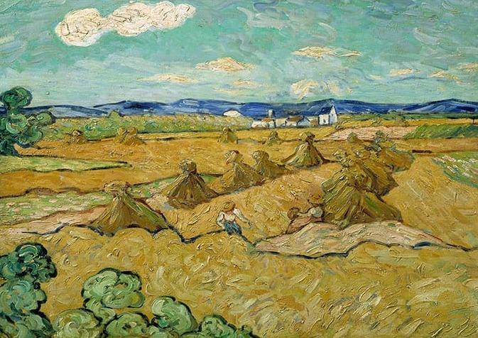 Vincent Van Gogh The Cornshocks Nationalmuseum