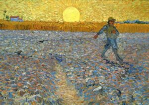 Vincent Van Gogh The Sower Tablosu