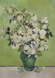 Vincent Van Gogh Vase Of Roses Tablosu