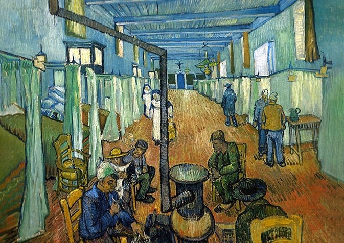 Vincent Van Gogh Ward İn The Hospital İn Arles