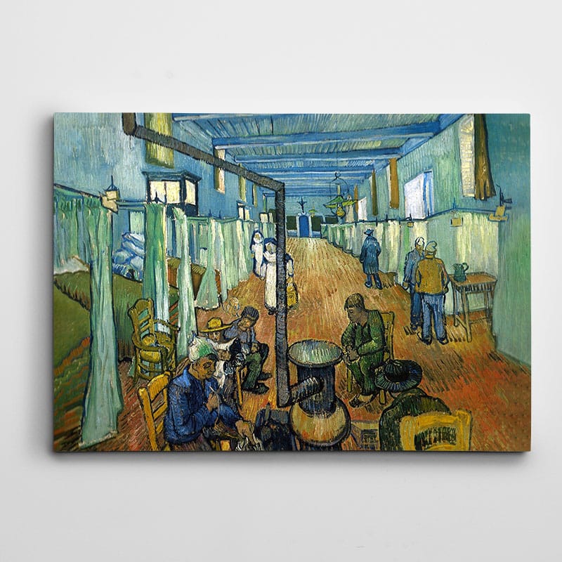 Vincent Van Gogh Ward İn The Hospital İn Arles Tablosu kanvas tablo