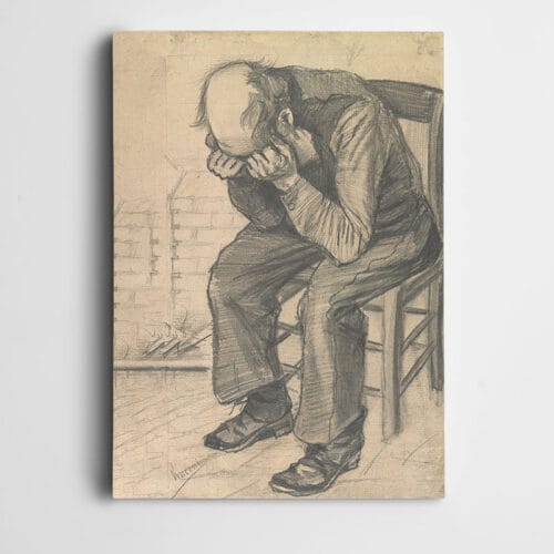 Vincent Van Gogh Worn Out Drawing