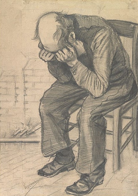 Vincent Van Gogh Worn Out Drawing