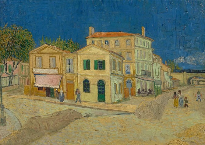 Vincent Van Gogh Yellow House The Street