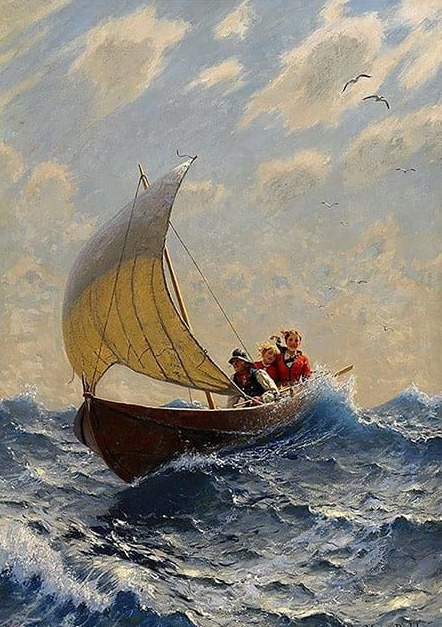 Yelken Kuş İnsanlar Ve Deniz