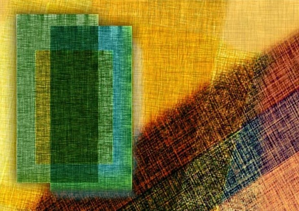 Yeşil Tonlar Modern Sanat