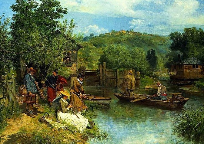 Yeşillik Göl Ve İnsanlar