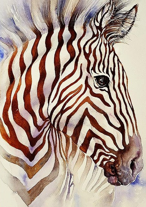 Zebra Kahverengi Desenler
