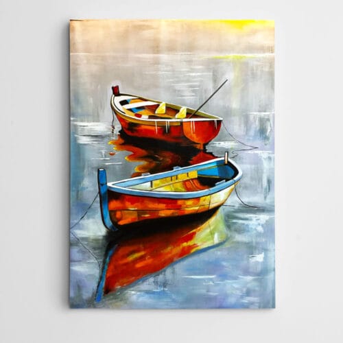 Renkli Sandallar Modern Sanat