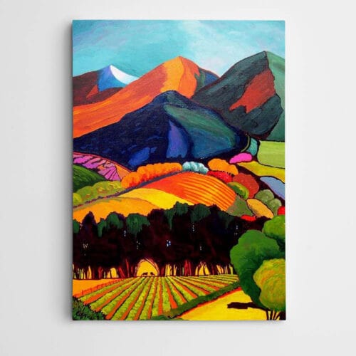 Tarla ve Dağlar Modern Sanat
