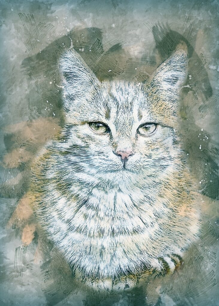 Kedi Çizimi Tablosu