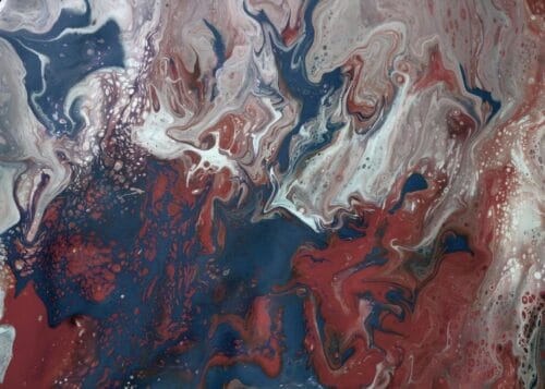 kirmizi lacivert canli firca soyut sanat tablosu jpg