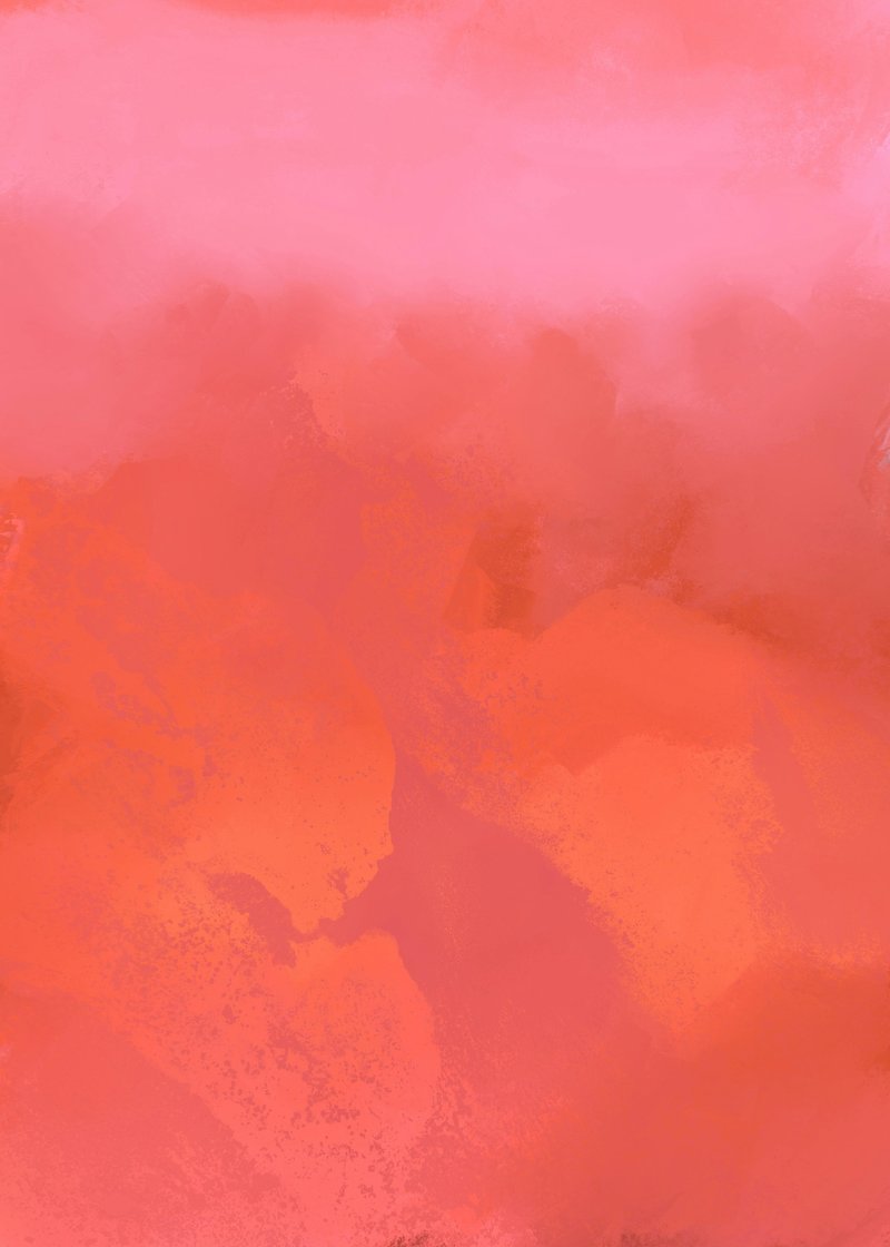 Kırmızı Pembe Mistik Katman Modern Soyut Tablo