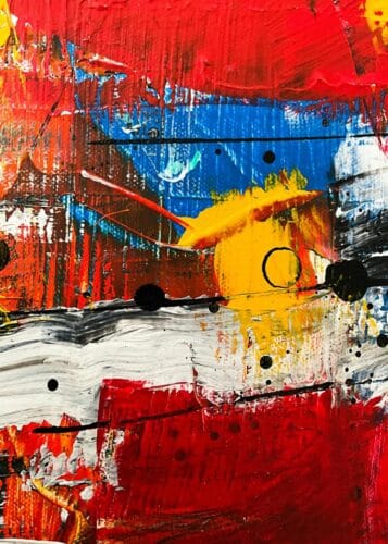 kirmizi turuncu sicak leke soyut sanat tablosu jpg