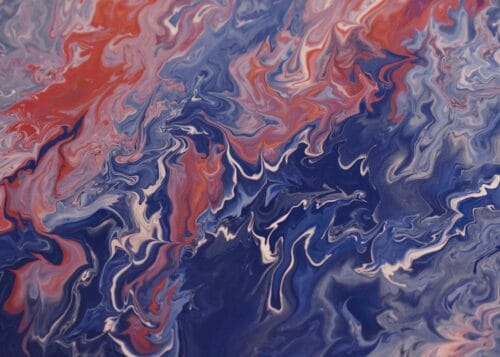 koyu mavi gul kurusu doga doku soyut sanat tablosu jpg