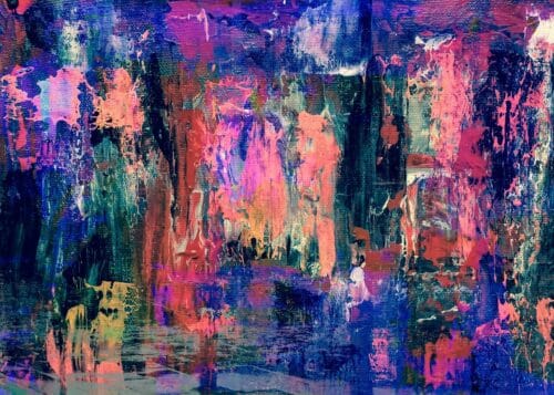 koyu mavi lacivert cesaret doku soyut sanat tablosu jpg