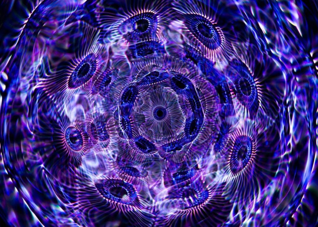 koyu mavi lacivert saf spiral soyut duvar tablosu jpg
