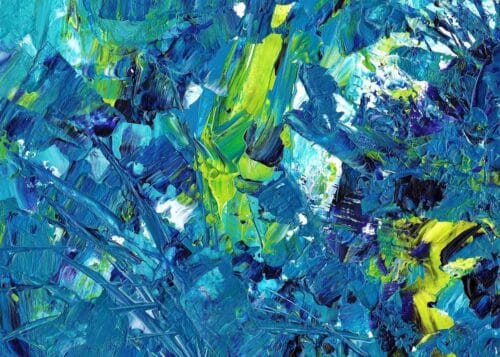 koyu mavi turkuaz sakin ruzgar soyut sanat tablosu jpg