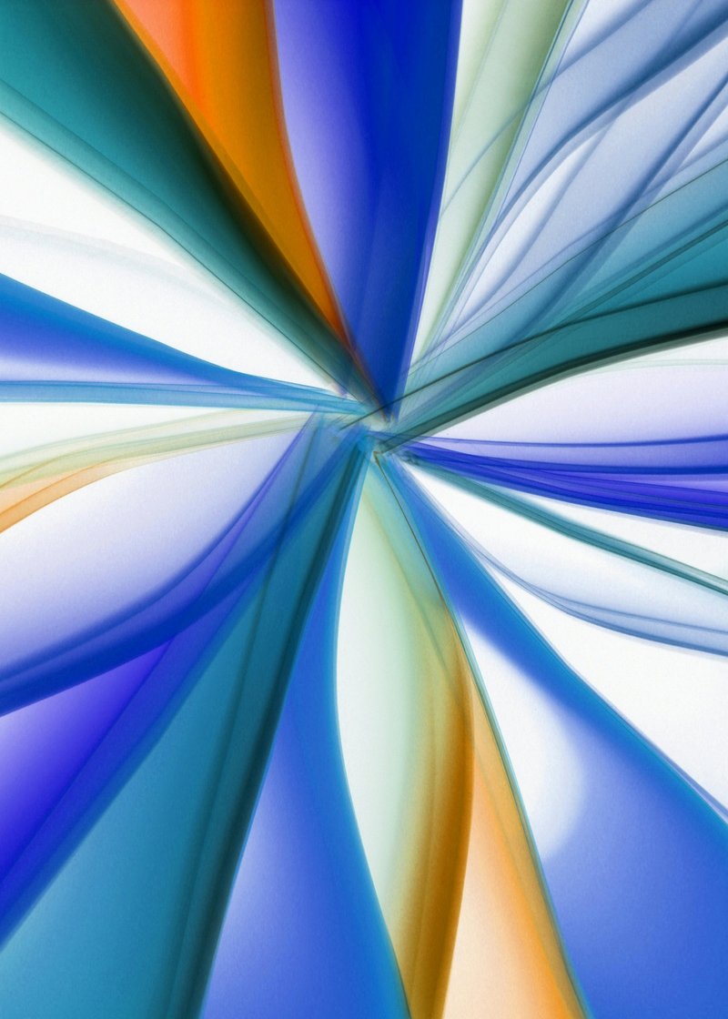 mavi acik mavi mistik spiral modern soyut tablo jpg
