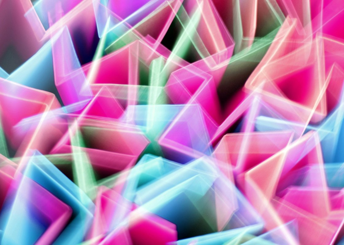Pembe Fusya Sofistike Spiral Soyut Sanat Tablosu