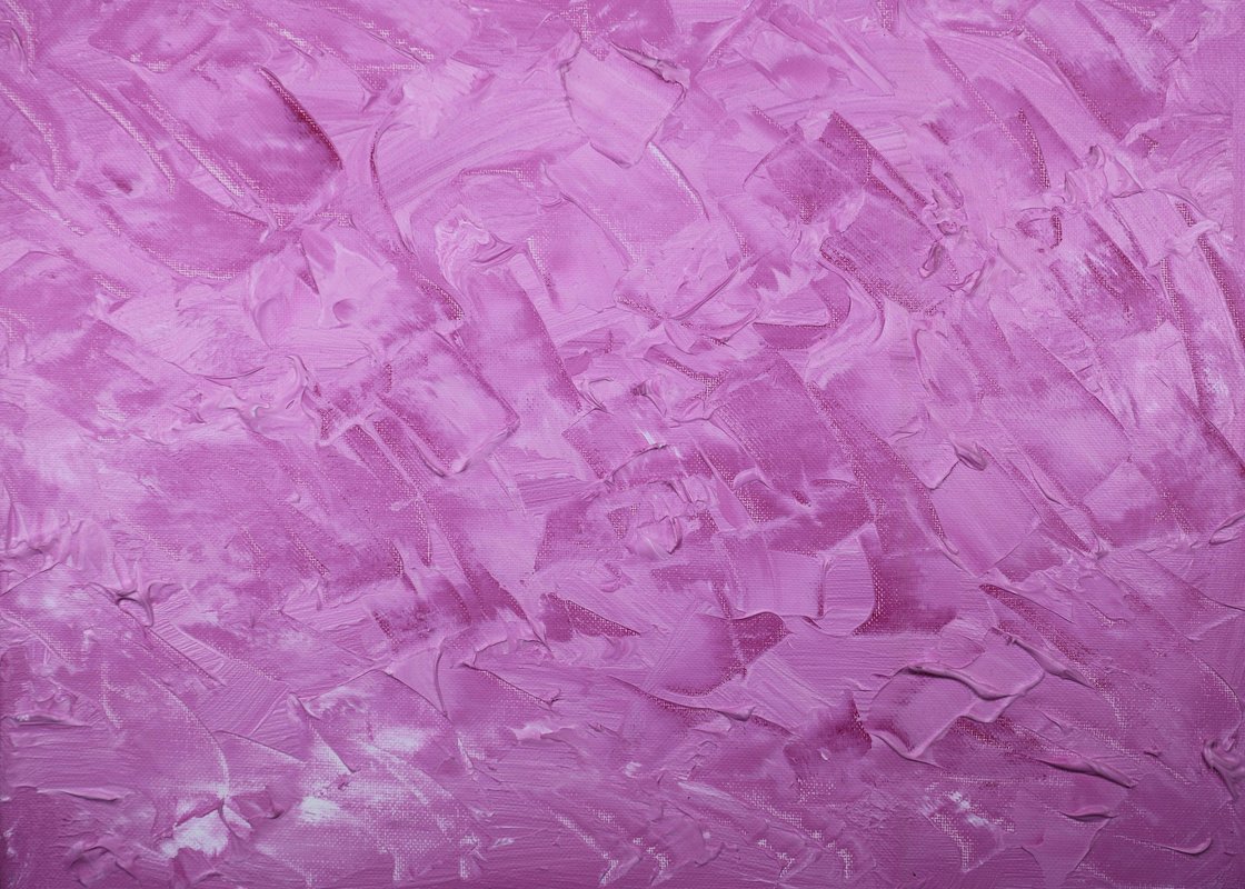 Pembe Lila Gizemli Patlama Soyut Tablo