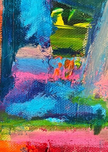 turkuaz koyu mavi ozgur patlama soyut sanat tablosu jpg