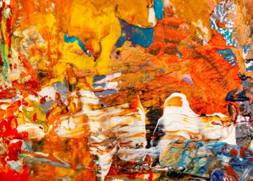 turuncu kirmizi gizemli titresim soyut sanat tablosu jpg