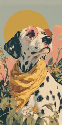 Dalmatian Fular Yağız Tablosu
