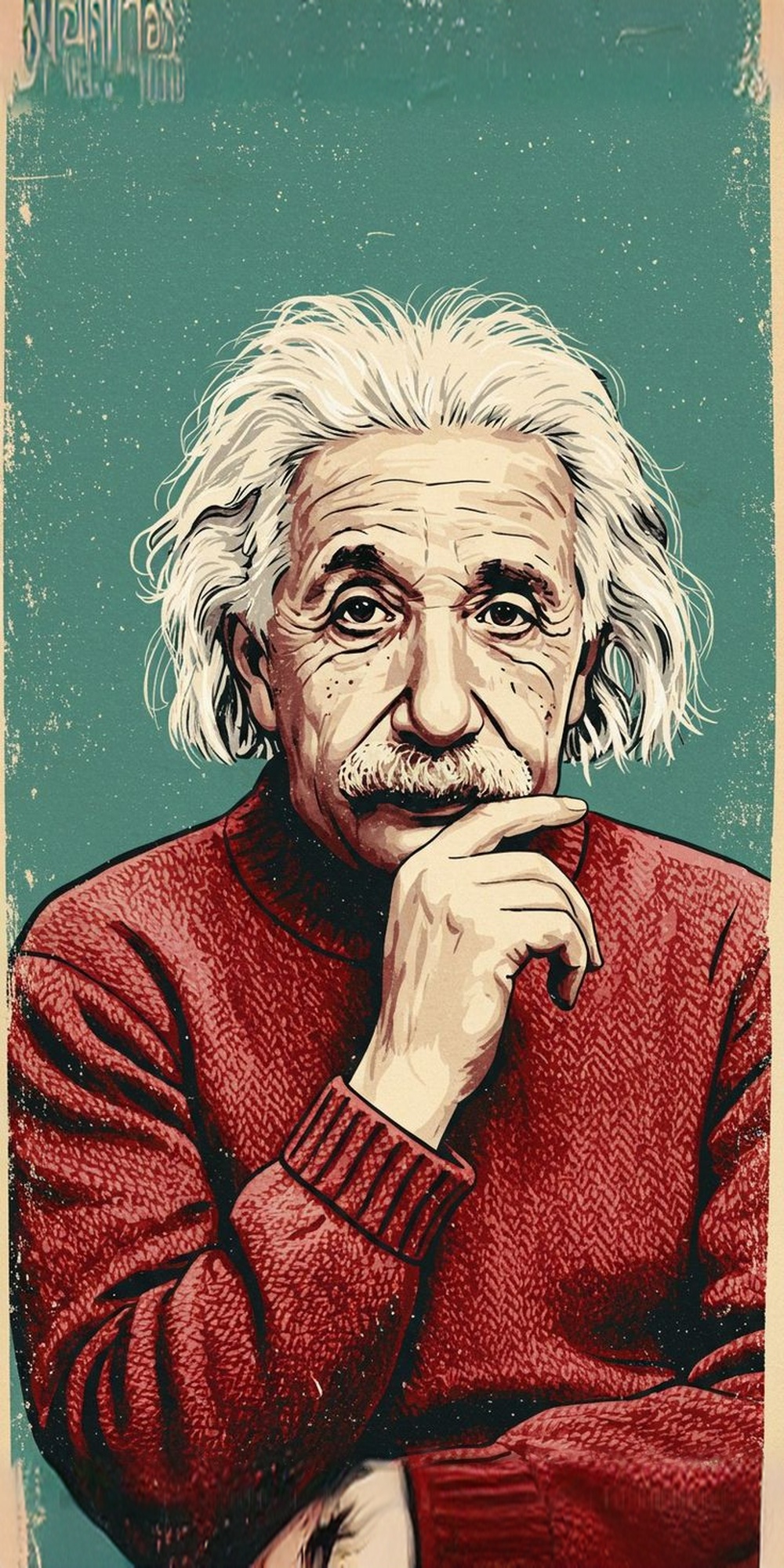 Einstein Portre Sanat Tablosu
