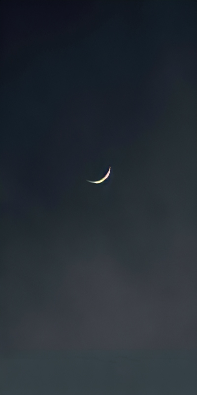 Gece Ay Yıldız Gökyüzü Tablosu