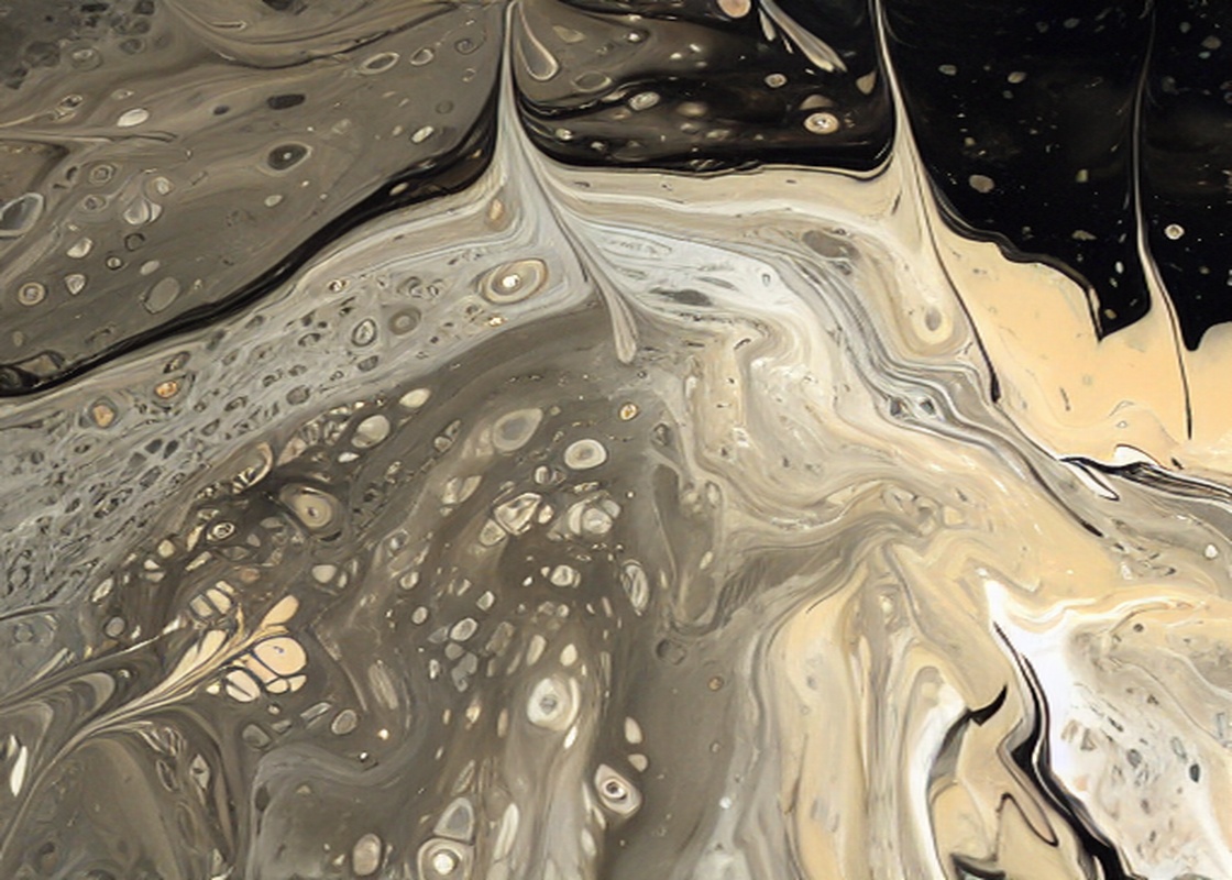Gri Bej Mermer Akışkan Tablosu