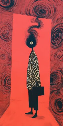 Kadın Robot Pop Art Modern Tablo