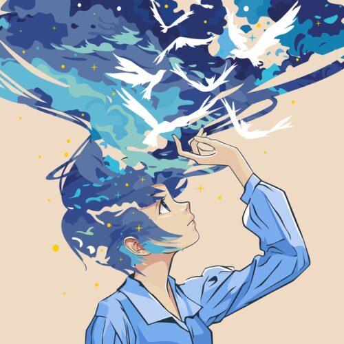 Kız Su Altında Denizaltı Anime Tablosu