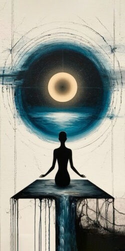 Kozmik Göz Meditasyon Tablo
