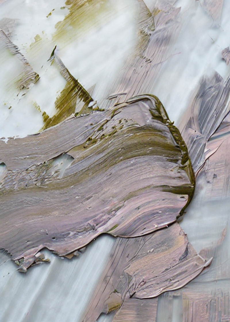 Krem Kahve Spatula Boya Tablosu