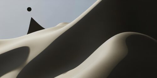 Kum Tepeleri Çöl Minimal Tablosu