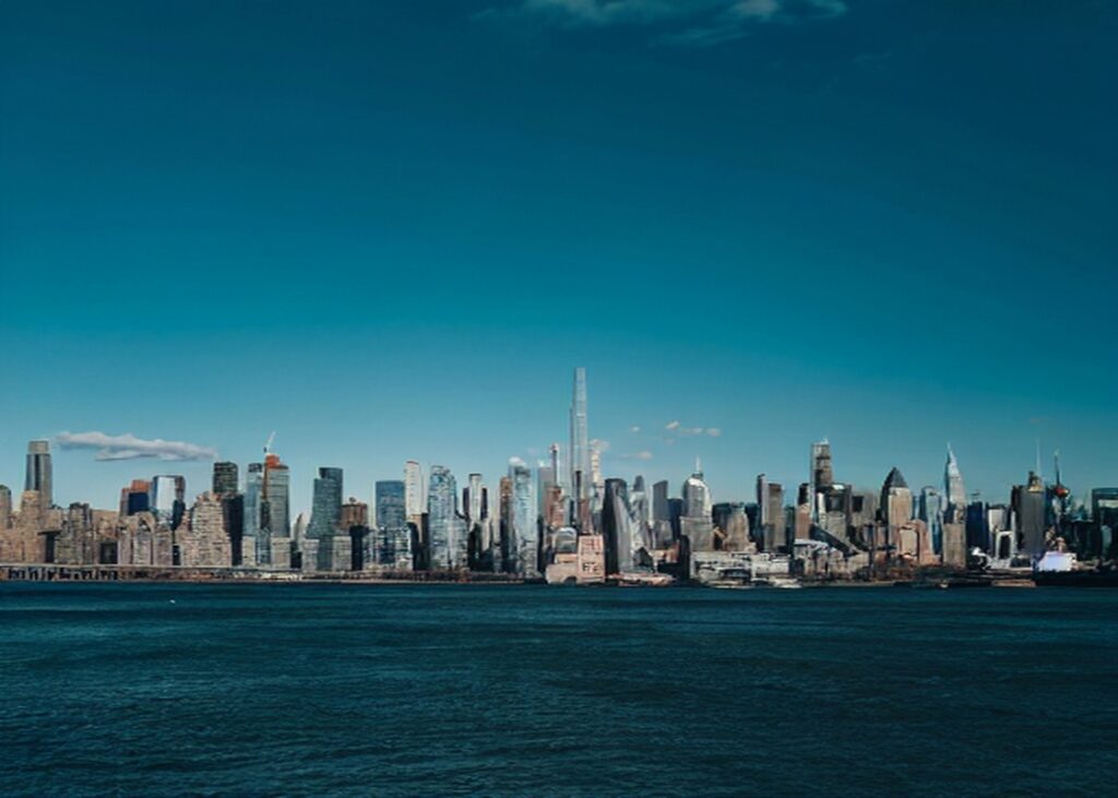 New York Gündüz Tablosu - kanvas ve cam tablo | Dekolata
