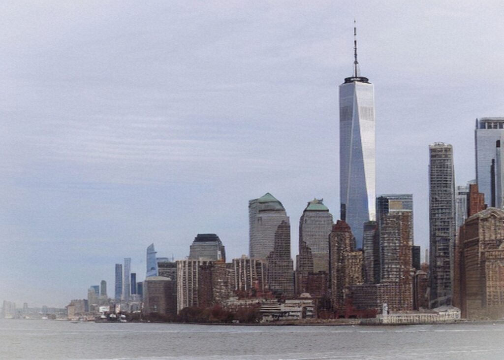 New York Kapalı Tablosu - kanvas ve cam tablo | Dekolata