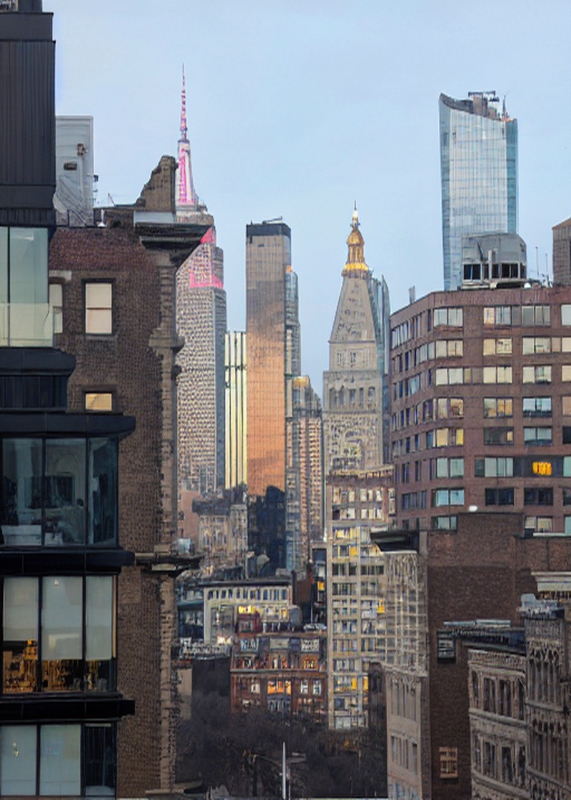 New York Sokak Empire State Masal