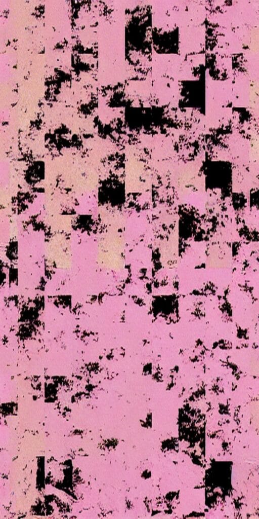 Pembe Siyah Grunge Geometrik - kanvas ve cam tablo | Dekolata