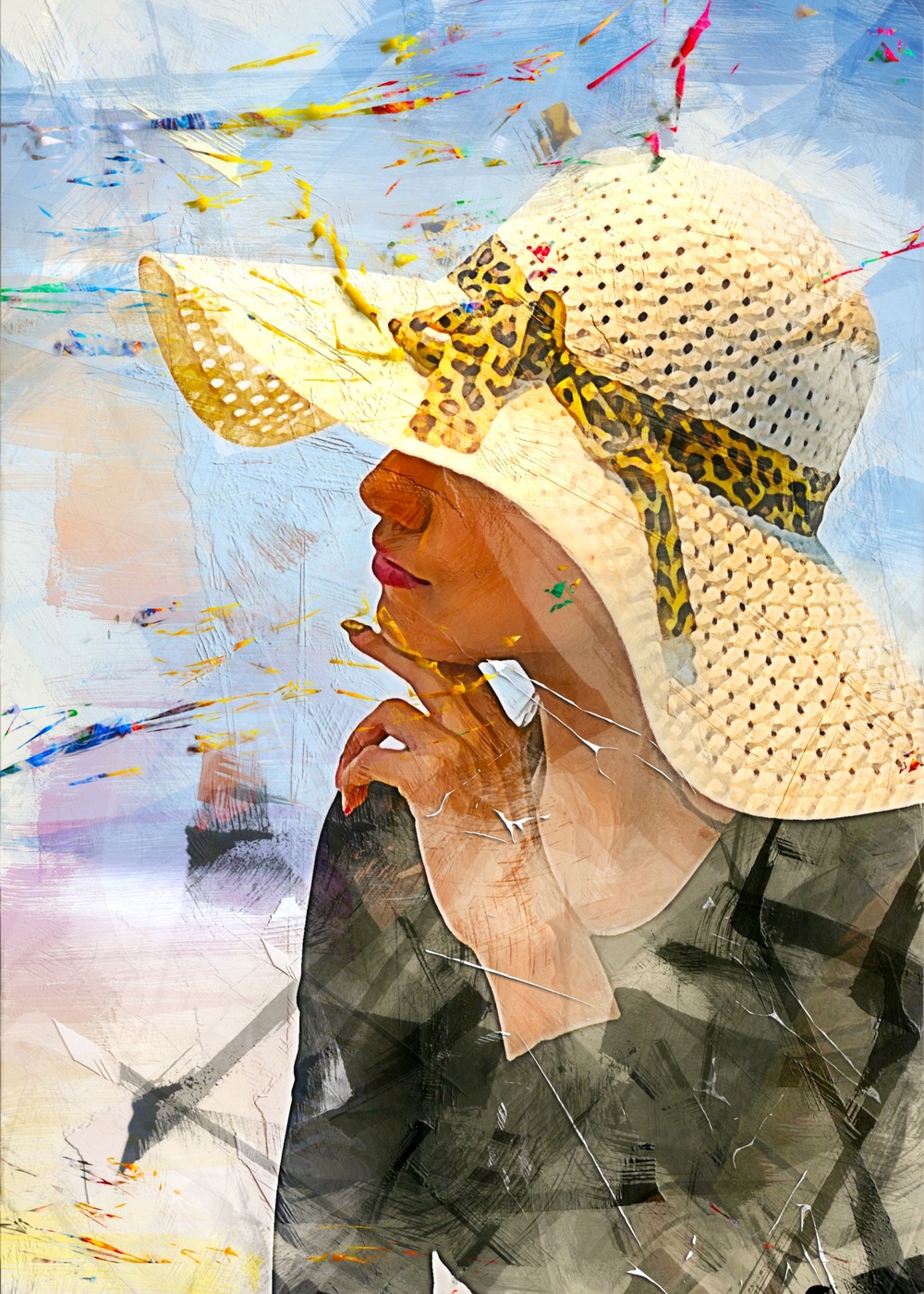 Şapka Takan Kadın
