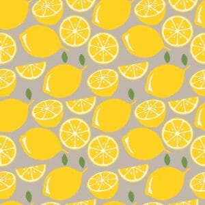 Sarı Limon Tekrarlayan Desen Tablosu
