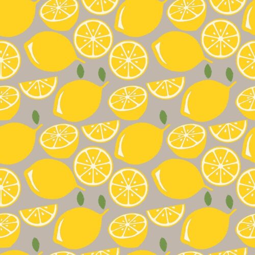 Sarı Limon Tekrarlayan Desen Tablosu