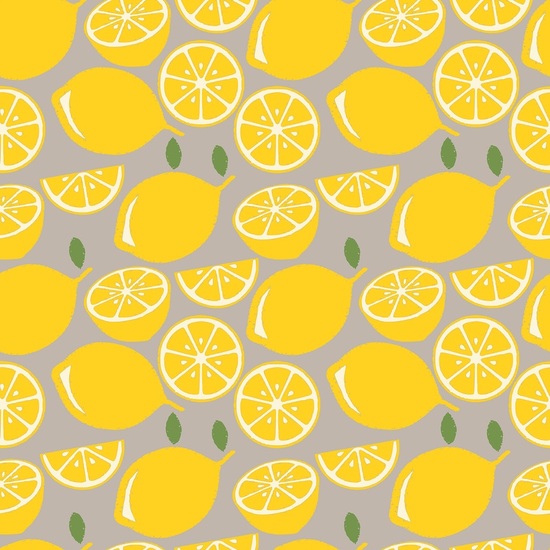 Sarı Limon Tekrarlayan Desen Tablosu