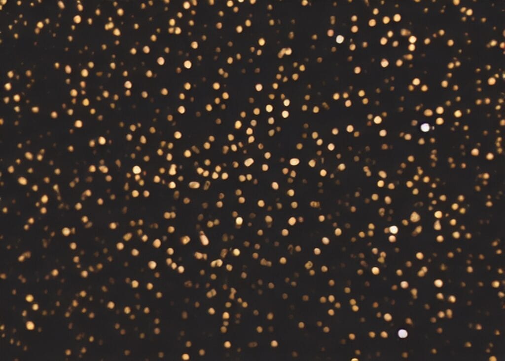 Siyah Altın Parçacık Bokeh - kanvas ve cam tablo | Dekolata